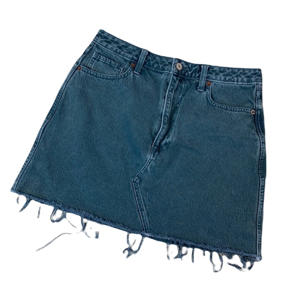 Abercrombie & Fitch Vintage A-Line Denim Skirt - Picture 1 of 6
